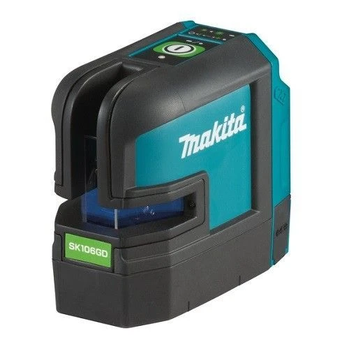 Makita SK106GDZ 10.8V Kruislijn Punt Laser Groen Body 1 Makita SK106GDZ 10.8V Kruislijn Punt Laser Groen Body