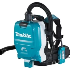 Makita DVC265ZXU 2x18V Ruggedragen Stofzuiger Met Machine Aansluiting, 3 Adapters En AWS Zender