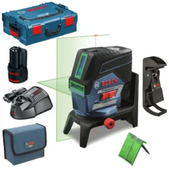 Bosch Blauw GCL2-50C 12V Li-ion Accu Kruislijnlaserset Met Plafondklem L-Boxx 0601066H00