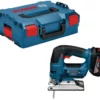 Bosch Blauw GST 18V-LI B 18V Decoupeerzaag Met 2 Accu's 4,0Ah En Snellader L-BOXX - 06015A6106