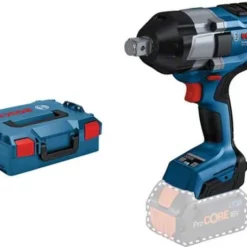 Bosch Blauw 06019J8001 GDS 18V-1000 C Accu Slagmoeraanzetter In L-Boxx