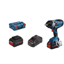 Bosch Blauw 06019J8003 GDS 18V-1000 C Accu Slagmoeraanzetter In L-Boxx