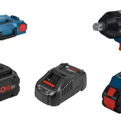 Bosch Blauw 06019J8503 GDS 18V-1050 H Accu Slagmoeraanzetter In L-Boxx