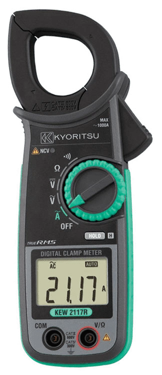 Kyoritsu Digitale TRMS Stroomtang 1000A AC Autorange Resolutie Van 0.01A 2117R 1 Kyoritsu Digitale TRMS Stroomtang 1000A AC Autorange Resolutie Van 0.01A 2117R