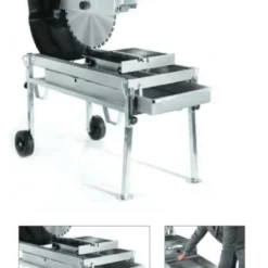 Samedia Diamatic CTS650 Star Steenzaagmachine 4000W/400V, 650mm Met Tafel En GRATIS Diamant Zaagblad 370077