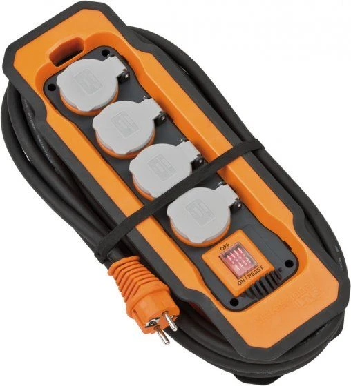 Brennenstuhl ProfessionalLINE Stekkerblok Mgm 5m H07RN-F 3G2,5 IP54 - 9157450100 1 Brennenstuhl ProfessionalLINE Stekkerblok Mgm 5m H07RN-F 3G2,5 IP54 - 9157450100