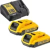 DeWALT 18V Starterset 2x 2.0Ah + XR Multilader DCB115D2-QW