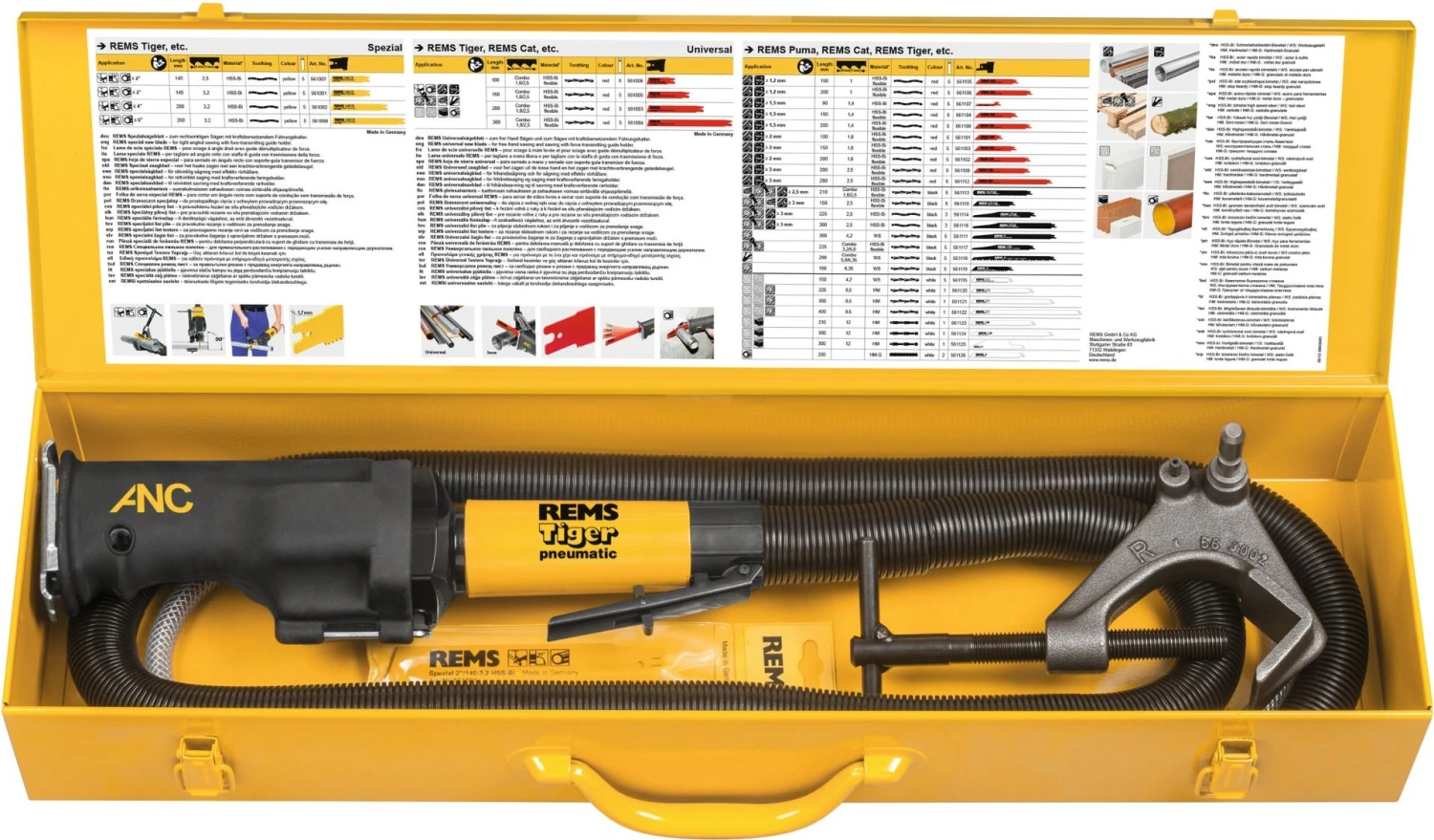 Rems Tiger ANC Set Pneumatic - 560022 1 Rems Tiger ANC Set Pneumatic - 560022