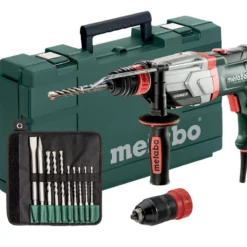 Metabo UHEV2860-2 Quick Set SDS Plus 1100W Multihamer Met Snelspanboorhouder En Tien Delige Boor Beitelset - 600713510