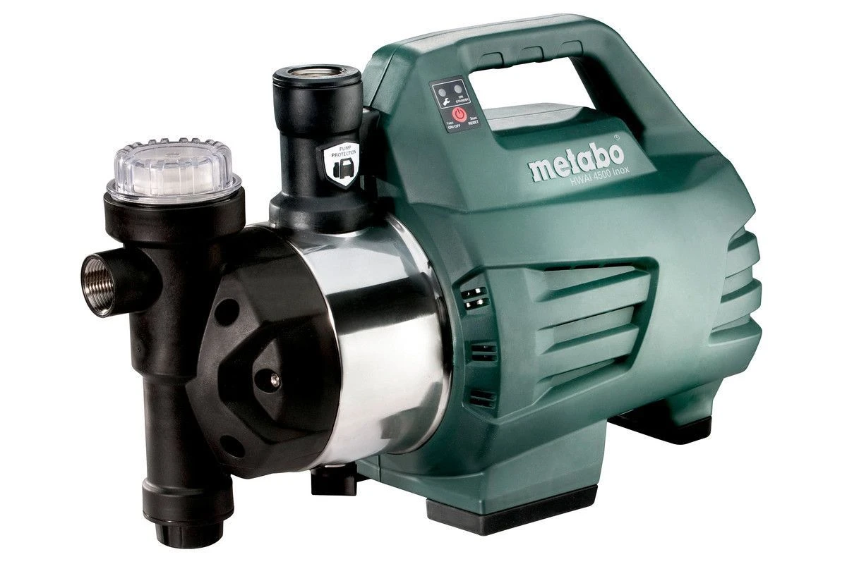 Metabo HWAI4500 Inox 1300W Huiswaterpomp 4500 L/h 600979000 1 Metabo HWAI4500 Inox 1300W Huiswaterpomp 4500 L/h 600979000