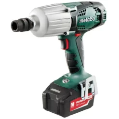 Metabo SSW18LTX600 18V Slagmoersleutel Met 2 Li-Power 4,0Ah Accu's En Lader In Koffer - 602198500
