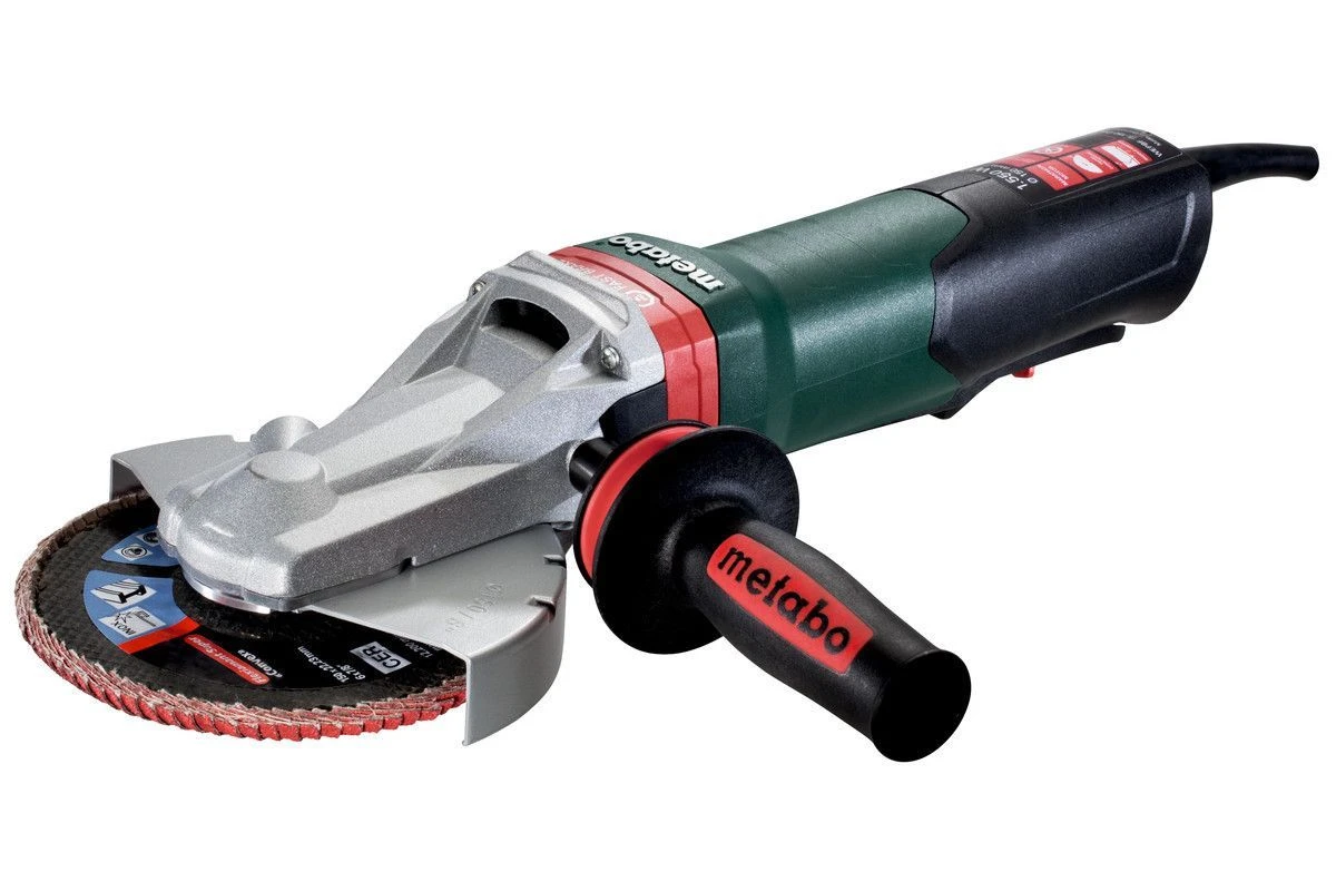 Metabo WEPBF15-150 1550W Quick Platkop Slijper 150mm Met Motorrem En Dodemansschakelaar - 613085000 1 Metabo WEPBF15-150 1550W Quick Platkop Slijper 150mm Met Motorrem En Dodemansschakelaar - 613085000