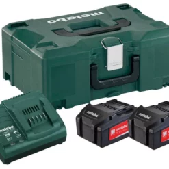 Metabo Accu 18V 5,2Ah Li-Power Tweedelige Basisset Met Lader In MetaLoc Koffer - 685065000