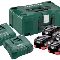 Metabo 685135000 Basis-set LiHD (4x 8.0 Ah, 2x Lader ASC Ultra)