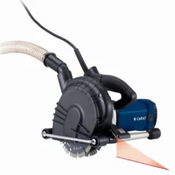 Carat SL-1502 Dustec Sleuvenzaagmachine 2kW Met 2 Diamantzaagbladen En Laserliniaal MZSLB1502S