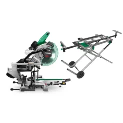 HiKOKI C3610DRAW4WZ Multivolt 36V Afkortzaag 255mm Body Met Onderstel