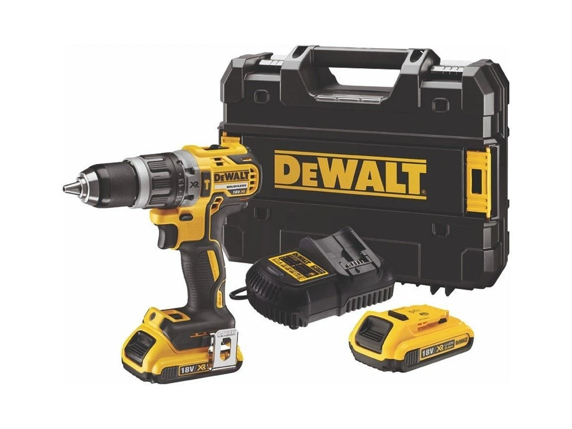 DeWALT DCD796D2-QW 18 V Schroefklopboormachine Met 2 Accu's 1 DeWALT DCD796D2-QW 18 V Schroefklopboormachine Met 2 Accu's