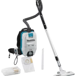Makita VC008GM201 40V Max Rugstofzuiger Met 2x4,0Ah Accu En Snellader In Doos