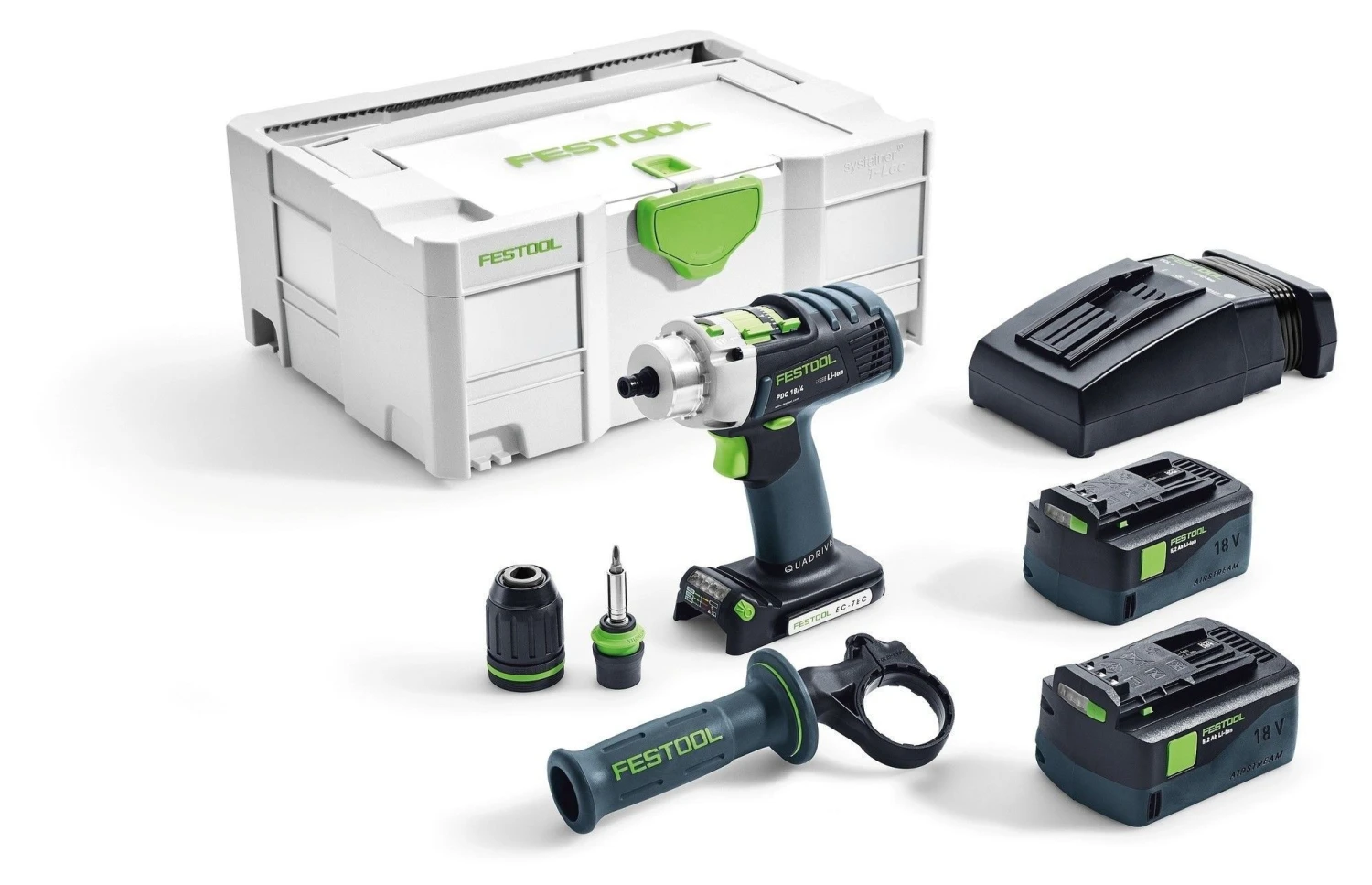 Festool PDC18/4 Li 5,2 Plus 18V Accu Klopboormachine 574702 1 Festool PDC18/4 Li 5,2 Plus 18V Accu Klopboormachine 574702