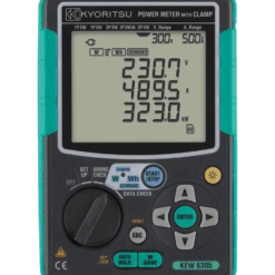 Kyoritsu Driefase Power Logger Incl. Tas Software En 1000A Stroomtangen 6305-03