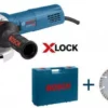 Bosch GWX 9-125 S X-LOCK Haakse Slijper In Koffer - 900W - 125mm - Variabel - 0615990L0V