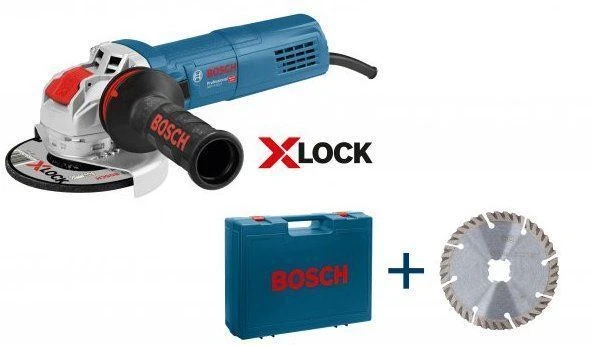 Bosch GWX 9-125 S X-LOCK Haakse Slijper In Koffer - 900W - 125mm - Variabel - 0615990L0V 1 Bosch GWX 9-125 S X-LOCK Haakse Slijper In Koffer - 900W - 125mm - Variabel - 0615990L0V