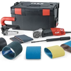 Flex BSE14-3100 Satineermachine 125mm 1400 Watt Complete Set
