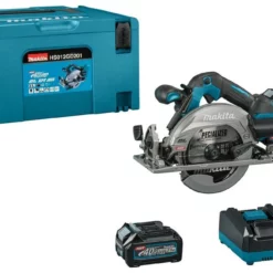 Makita HS012GD201 XGT 40V Max 165mm Cirkelzaag Met 2x2,5Ah Accu En Snellader In Mbox