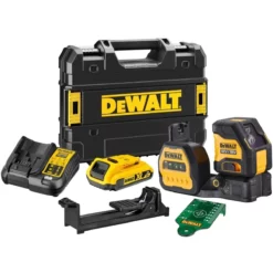 DeWalt DCE088D1G18-QW 12/18V Zelfnivellerende Kruislijnlaser Groene Straal 2,0Ah XR Li-Ion