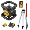DeWALT DCE074D1R-SET 18V Roterende Laser Li-Ion 2.0Ah Accu Rood Met Statief En Meetlat