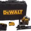 DeWALT DCE0811D1G-QW Zelfnivellerende 2x Kruislijnlaser Groen 10,8V 2,0Ah XR Accu En Lader