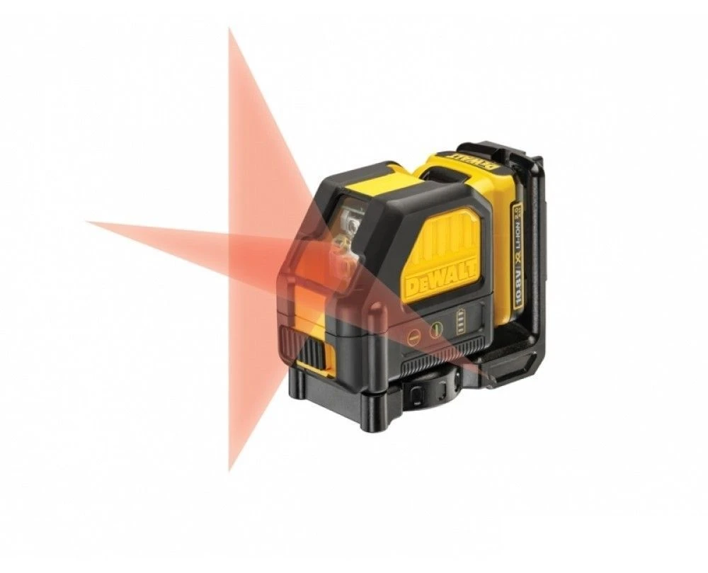 DeWALT DCE088D1R-QW 10,8V 2,0Ah XR Zelfnivellerende Kruislijnlaser 1 DeWALT DCE088D1R-QW 10,8V 2,0Ah XR Zelfnivellerende Kruislijnlaser