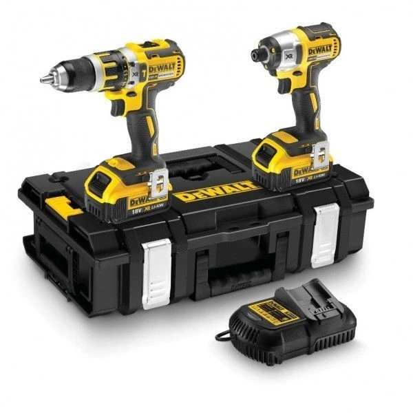 DeWALT DCK266P3 Set 18 V DCD796 Schroef/klopboormachine + DCF887 Slagschroevendraaier Met 3 Accu's 1 DeWALT DCK266P3 Set 18 V DCD796 Schroef/klopboormachine + DCF887 Slagschroevendraaier Met 3 Accu's
