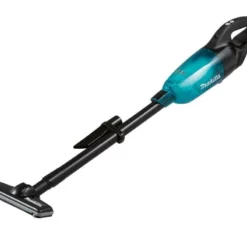 Makita DCL281FSYB 18V Steelstofzuiger, Zwarte Uitvoering Met Blauwe Transparante Capsule, 1,5 Ah Accu (1 St), Lader, In Doos