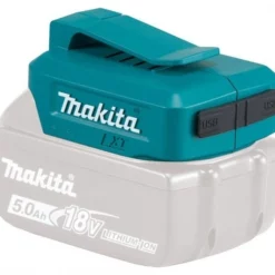 Makita DEBADP05 14.4V En 18V Li-Ion Accu USB Adapter
