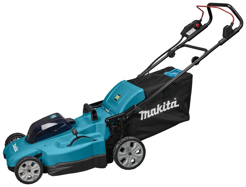 Makita DLM538PT2 2x18V Grasmaaier 53cm 2x5,0Ah Accu Met Duo Snellader In Doos 2 Makita DLM538PT2 2x18V Grasmaaier 53cm 2x5,0Ah Accu Met Duo Snellader In Doos - Afbeelding 2