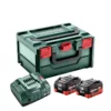 Metabo Basis-set 18V LiHD 2x 10Ah Accu's In Metabox 685142000