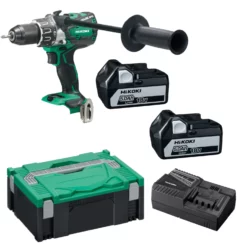 HiKOKI DV18DBL2WPZ 18V Klopboormachine 2x 5.0Ah Accu's En Lader In HSC II Brushless