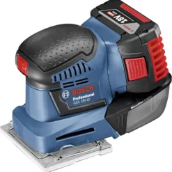 Bosch Blauw GSS18V-10 Accu Vlakschuurmachine In L-BOXX