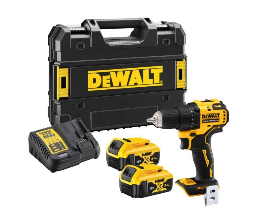 DeWalt DCD708P2T-QW 18V Li-ion XR Schroef-/boormachine Set Koolborstelloosmet 2x5,0Ah Accu In TSTAK Koffer 1 DeWalt DCD708P2T-QW 18V Li-ion XR Schroef-/boormachine Set Koolborstelloosmet 2x5,0Ah Accu In TSTAK Koffer