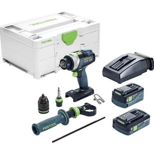 Festool 577651 TPC 18/4 5,0/4,0 I-Plus QUADRIVE Cordless Impact Drill