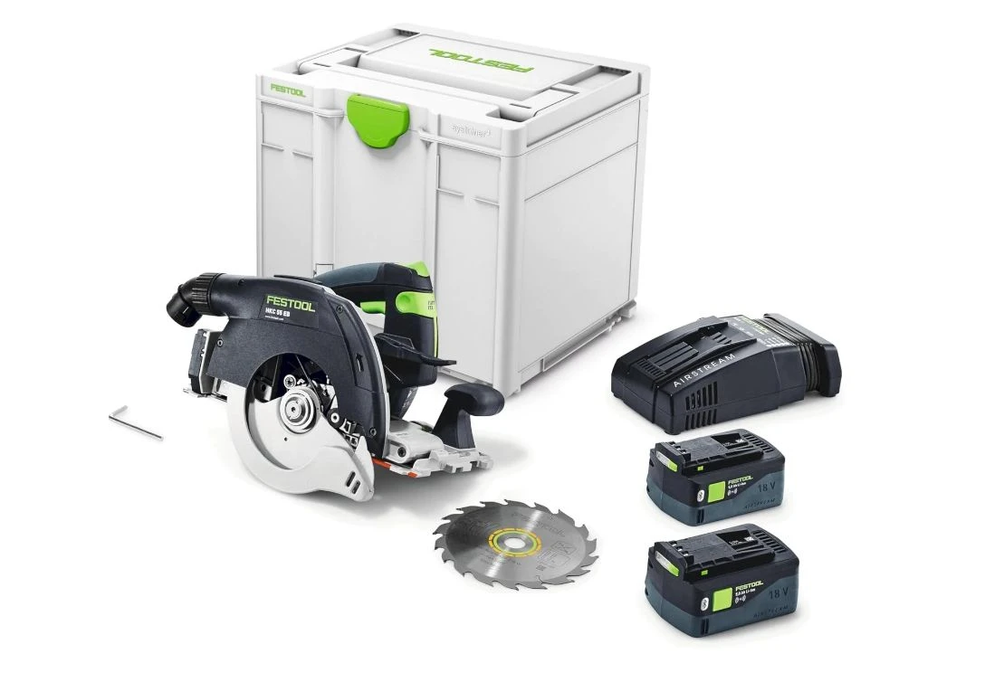 Festool HKC 55 5,0 EBI-Plus-SCA Accu Pendelkapzaag 18V 5.0Ah In Systainer - 577678