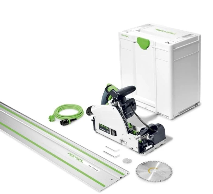 Festool TSV 60 KEBQ-Plus-FS Invalzaag Met Voorritsfunctie In Systainer + FS 1900/2 Geleiderail - 577743 1 Festool TSV 60 KEBQ-Plus-FS Invalzaag Met Voorritsfunctie In Systainer + FS 1900/2 Geleiderail - 577743