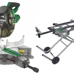 HiKOKI C12LCHUTWZ Afkortzaagmachine + Onderstel