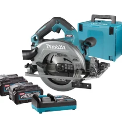 Makita HS004GM202 40V Max Cirkelzaag 190mm AWS Met 2 XGT Accu's 2,5Ah En Snellader