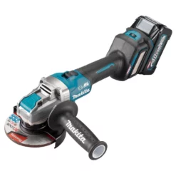 Makita GA041GM201 XGT 40V Max Haakse Slijper 125mm X-Lock Met 2x4,0Ah Accu En Snellader In Mbox Met Veiligheidsschakelaar