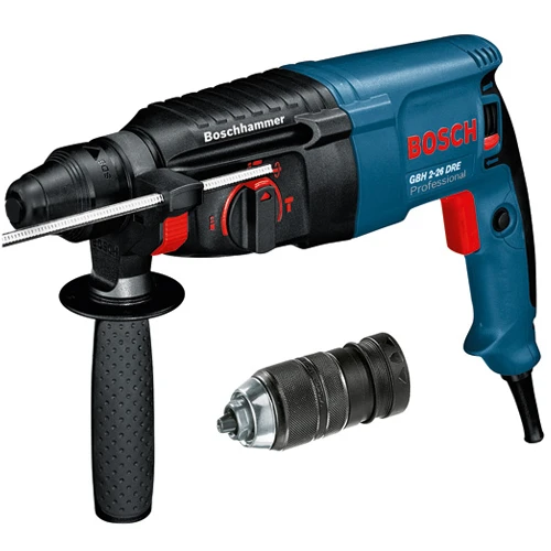 Bosch Blauw GBH2-26DFR SDS Plus Boorhamer Met Wisselkop 1 Bosch Blauw GBH2-26DFR SDS Plus Boorhamer Met Wisselkop