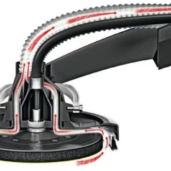 Flex GE5R TB-L+SH 500W Giraffe® Wand- & Plafondschuurmachine - 409405 -Makita Winkel ge5 absaugung 1