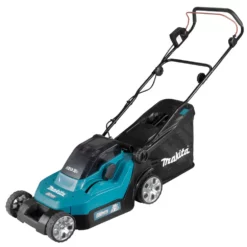 Makita DLM382PT2 2x18V Grasmaaier 38cm Met 2 Accu's 5,0Ah Met Snellader In Doos
