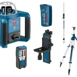 Bosch Blauw GRL300HV Rotatielaser Set + BT300HD Statief + GR240 Meetlat
